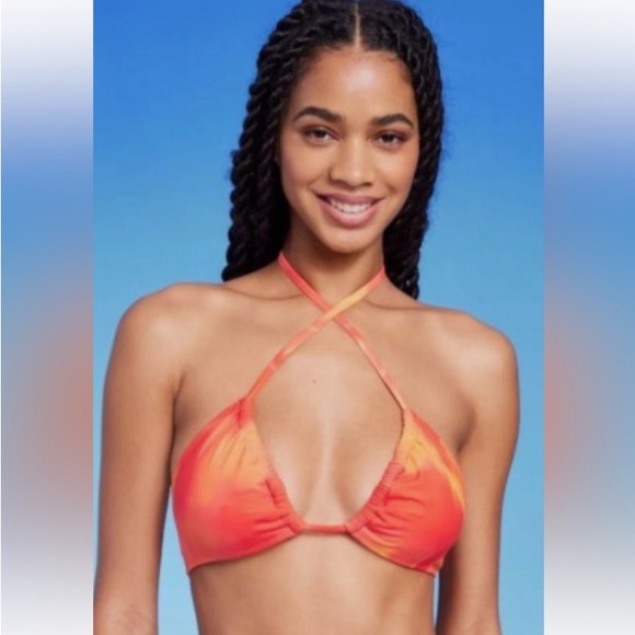 wild fable Other - Orange yellow Halter Bikini Top.